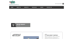 Desktop Screenshot of mefab.com